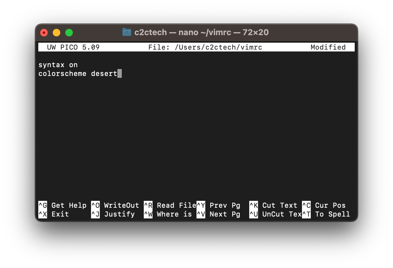 How to add Colors to VIM (syntax highlighting)